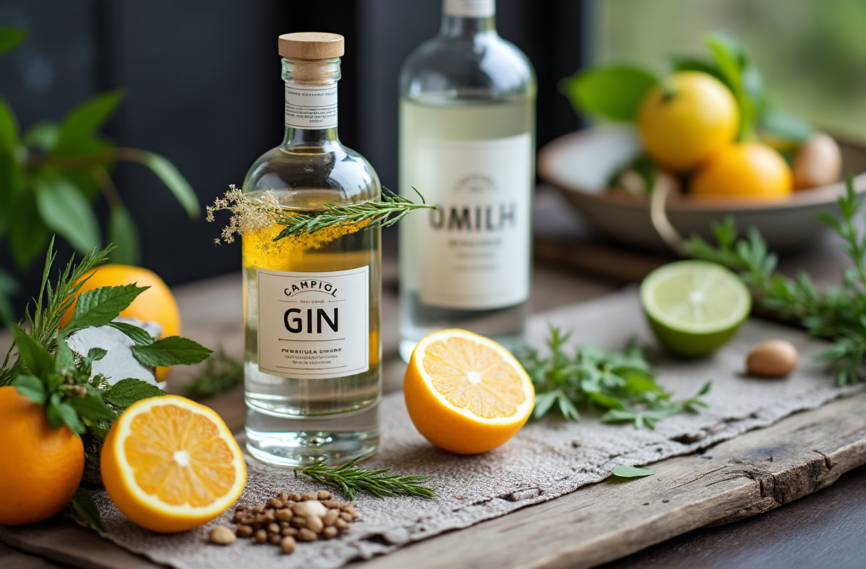 Craft Gin Tasting mit Botanicals