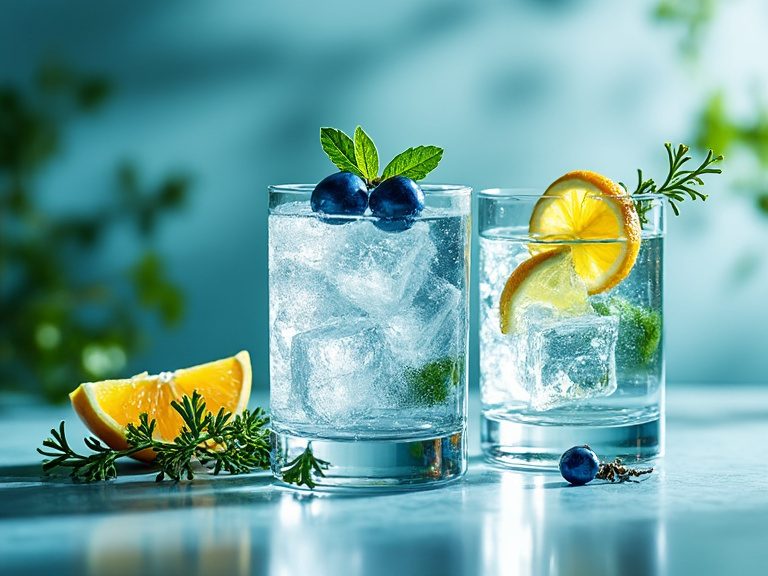 Copa-Gläser und Barausstattung für Gin & Tonic